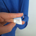 Second-Hand - Cali&Co Royal Blue Linen Panelled Dress Size M - SwapUp