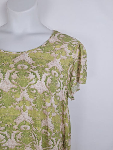 Second-Hand - Cordelia St Muted Damask Midi Dress Size 14 - SwapUp