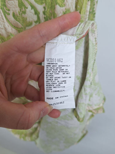 Second-Hand - Cordelia St Muted Damask Midi Dress Size 14 - SwapUp