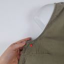 Second-Hand - Decjuba Stonewash Olive Long Top Size 14 - SwapUp