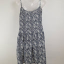 Second-Hand - Decjuba Mini Floral Drop Waist Mini Dress Size M - SwapUp