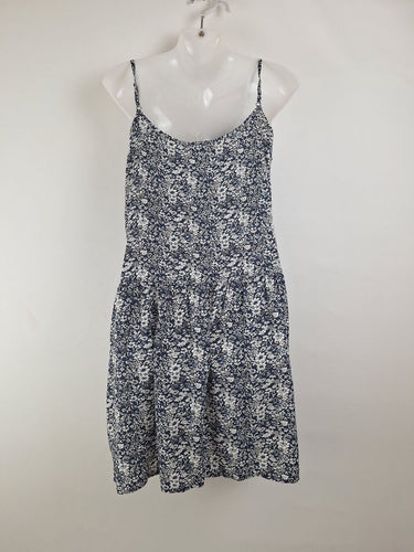 Second-Hand - Decjuba Mini Floral Drop Waist Mini Dress Size M - SwapUp