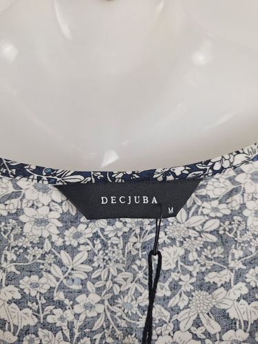 Second-Hand - Decjuba Mini Floral Drop Waist Mini Dress Size M - SwapUp