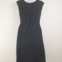 Second-Hand - Roots Green Organic Cotton Sweet Midi Dress Size M - SwapUp