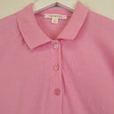 Second-Hand - Trenery Sherbet Pink Classic Fit Polo Top Size S - SwapUp