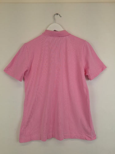 Second-Hand - Trenery Sherbet Pink Classic Fit Polo Top Size S - SwapUp