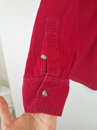 Second-Hand - Blue Ridge Apple Micro Cord Button Up Shirt Size 10 - SwapUp