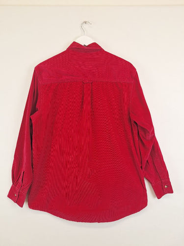 Second-Hand - Blue Ridge Apple Micro Cord Button Up Shirt Size 10 - SwapUp