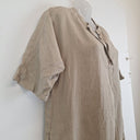 Second-Hand - Valia Sandy Desert Linen Midi Dress Size S - SwapUp