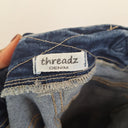 Second-Hand - Threadz Casual Washed Elastic Waist Jeans Size S - SwapUp