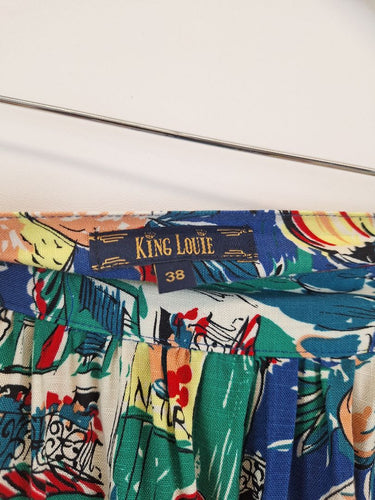 Second-Hand - King Louie Tropical Island Midi Skirt Size 10 - SwapUp
