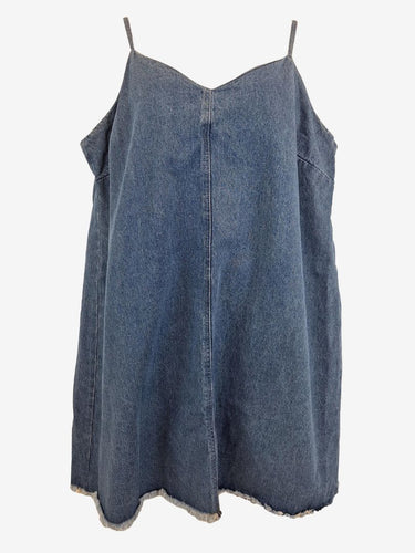 Second-Hand Mink Denim Mini Dress Size 22 – SwapUp