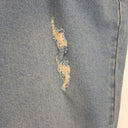 Second-Hand - Mink Floral Embroidery Light Wash Jeans Size 24 - SwapUp