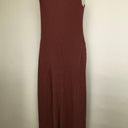 Second-Hand - Witchery Terracotta Ribbed Maxi Dress Size S - SwapUp