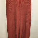 Second-Hand - Witchery Terracotta Ribbed Maxi Dress Size S - SwapUp