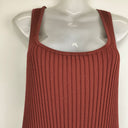 Second-Hand - Witchery Terracotta Ribbed Maxi Dress Size S - SwapUp