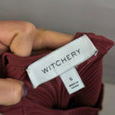Second-Hand - Witchery Terracotta Ribbed Maxi Dress Size S - SwapUp