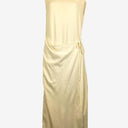 Second-Hand - Banana Republic Cream Knit Side Tie Maxi Dress Size M - SwapUp