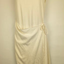 Second-Hand - Banana Republic Cream Knit Side Tie Maxi Dress Size M - SwapUp