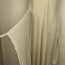 Second-Hand - Banana Republic Cream Knit Side Tie Maxi Dress Size M - SwapUp