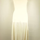 Second-Hand - Banana Republic Cream Knit Side Tie Maxi Dress Size M - SwapUp