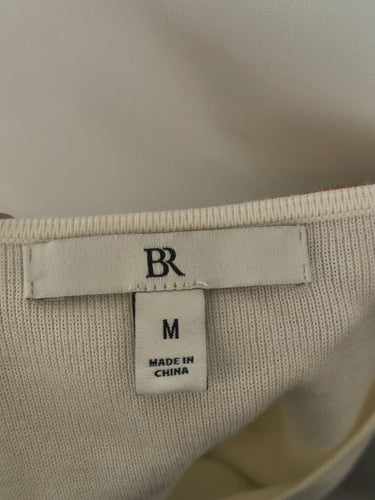 Second-Hand - Banana Republic Cream Knit Side Tie Maxi Dress Size M - SwapUp