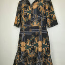 Second-Hand - Cue Royal Front Zip Mini Dress Size 10 - SwapUp