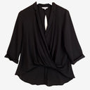 Second-Hand - Veronika Maine Keyhole Back Soft Twist Blouse Size 8 - SwapUp