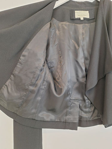 Second-Hand - Veronika Maine Bias Draped Open Jacket Size 10 - SwapUp