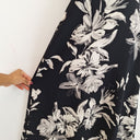 Second-Hand - Veronika Maine Split Shoulder Floral Midi Dress Size 8 - SwapUp