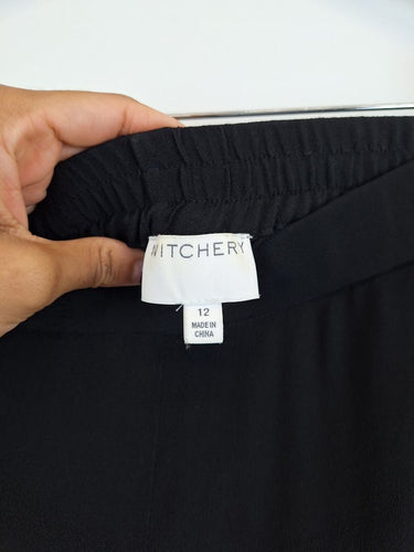 Second-Hand - Witchery Relaxed Crepe Jogger Pants Size 12 - SwapUp