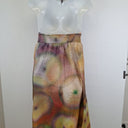 Second-Hand - Leona Edmiston Autumn Hues Halter Neck Midi Dress Size M - SwapUp
