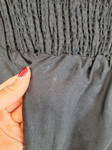 Second-Hand - Witchery Out To Lunch Shirred Midi Dress Size 12 - SwapUp