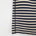 Second-Hand - Banana Republic Structured Navy Striped Mini Skirt Size 12 - SwapUp