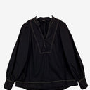 Second-Hand - Country Road Contrast Stitch Luxe Blouse Size 12 - SwapUp