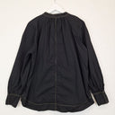 Second-Hand - Country Road Contrast Stitch Luxe Blouse Size 12 - SwapUp