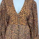 Second-Hand - C/MEO Collective V Neck Mustard Midi Dress Size M - SwapUp
