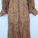 Second-Hand - C/MEO Collective V Neck Mustard Midi Dress Size M - SwapUp
