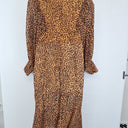 Second-Hand - C/MEO Collective V Neck Mustard Midi Dress Size M - SwapUp