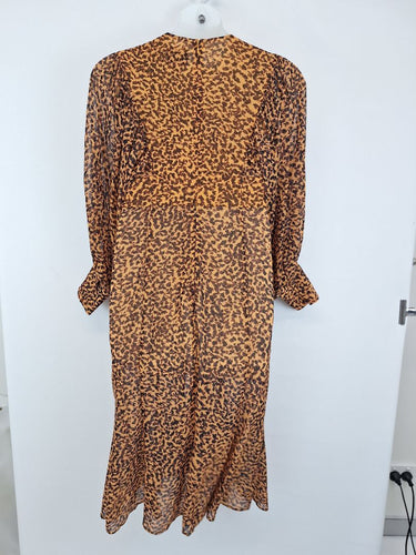 Second-Hand - C/MEO Collective V Neck Mustard Midi Dress Size M - SwapUp