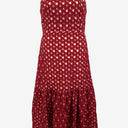 Second-Hand - Talulah Merlot Floral Lace Midi Dress Size M - SwapUp