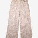 Second-Hand - Gorman Python Wide Leg Pale Dusty Denim Pants Size 6 - SwapUp