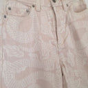 Second-Hand - Gorman Python Wide Leg Pale Dusty Denim Pants Size 6 - SwapUp
