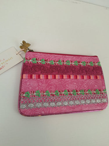 Second-Hand - Spencer & Rutherford Pink Strawberry Clutch Size OSFA - SwapUp