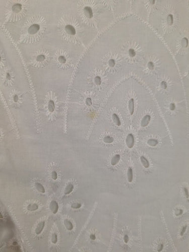 Second-Hand - Kachel Button Up Broderie Picnic Midi Dress Size 12 - SwapUp