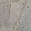 Second-Hand - Kachel Button Up Broderie Picnic Midi Dress Size 12 - SwapUp