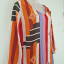 Second-Hand - Foil Vibrant Abstract Print Shift Mini Dress Size 10 - SwapUp