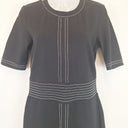 Second-Hand - Country Road Modern Contrast Stitch Midi Dress Size S - SwapUp