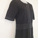 Second-Hand - Country Road Modern Contrast Stitch Midi Dress Size S - SwapUp