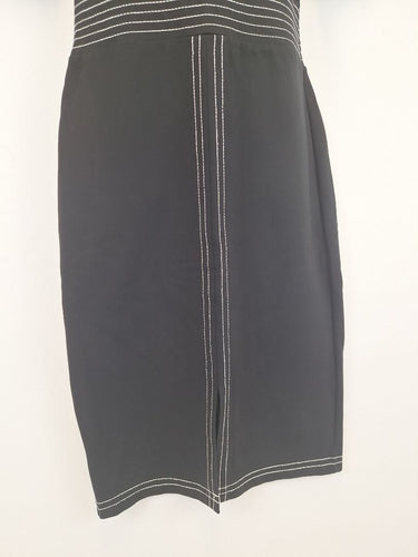 Second-Hand - Country Road Modern Contrast Stitch Midi Dress Size S - SwapUp
